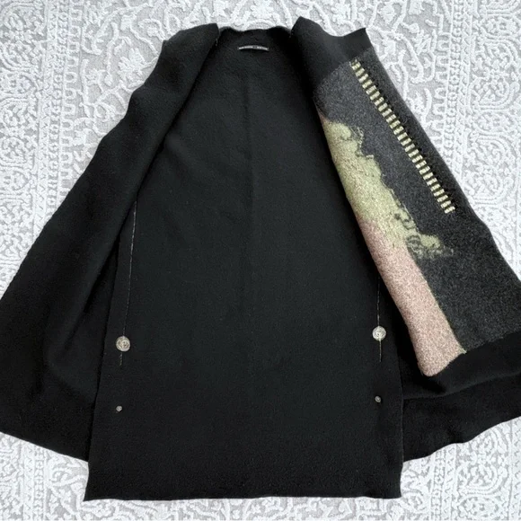 Mina Norton Felted Wool Long Vest - Picture 11 of 15